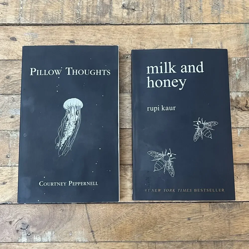 Milk and Honey & Pillow Thoughts Paperback Poetry Books